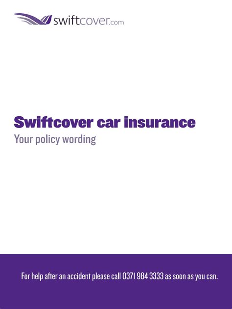 swiftcover car insurance tel no